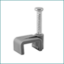 Mixed RCFG1.5 Flat Grey Cable Clips  1.0 / 1.5mm Twin & Earth for PACK OF 100