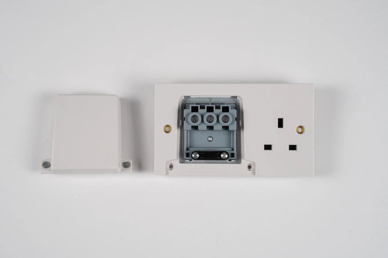 Stanic Duo Dual Cooker Connection Unit (45A) with 13A Socket - Stanic - Falcon Electrical