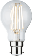 Knightsbridge MLA GLSD8ABCC 230V 8W LED BC B22 Clear GLS Filament Lamp 2700K Dimmable - Knightsbridge MLA - Falcon Electrical UK