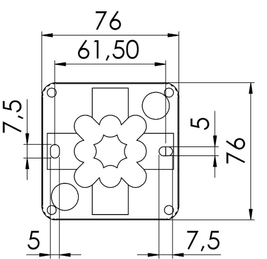 Wiska Combi 108 10061999 Black Junction Box - Wiska - Falcon Electrical UK