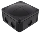 Wiska Combi 607 10060648 Black Junction Box - Wiska - Falcon Electrical UK