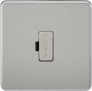 Knightsbridge MLA SF6000BC Screwless 13A Fused Spur Unit - Brushed Chrome - Knightsbridge MLA - Falcon Electrical UK