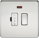 Knightsbridge MLA SF6300NPC Screwless 13A Switched Fused Spur Unit with Neon - Polished Chrome - Knightsbridge MLA - Falcon Electrical UK
