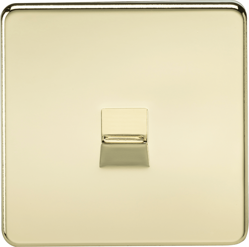Telephone Ext Socket Knightsbridge MLA SF7400PB Screwless Telephone Extension Socket ...