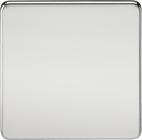 Knightsbridge MLA SF8350PC Screwless 1G Blanking Plate - Polished Chrome - Knightsbridge MLA - Falcon Electrical UK
