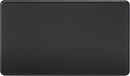 Knightsbridge MLA SF8360MB Screwless 2G Blanking Plate - Matt Black - Knightsbridge MLA - Falcon Electrical UK