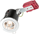 Knightsbridge MLA VFRDGICC 230V 50W Fixed GU10 IC Fire-Rated Downlight in Chrome - Knightsbridge MLA - Falcon Electrical UK