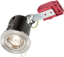Knightsbridge MLA VFRDGICCBR 230V 50W Fixed GU10 IC Fire-Rated Downlight in Brushed Chrome - Knightsbridge MLA - Falcon Electrical UK