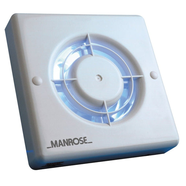Manrose XF100PIR - 100mm bathroom fan - PIR - Manrose - Falcon Electrical UK