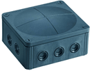 Wiska Combi 1210 10101460 Black Junction Box - Wiska - Falcon Electrical UK