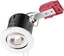 Knightsbridge MLA VFRSGICW 230V IP20 50W GU10 IC Fire-Rated Tilt Downlight White - Knightsbridge MLA - Falcon Electrical UK