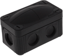 Wiska Combi 206 10109571 Black Junction Box - Wiska - Falcon Electrical UK