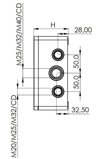 Wiska Combi 1610 10110735 Grey Junction Box - Wiska - Falcon Electrical UK