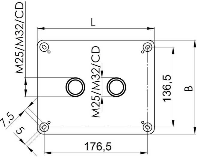 Wiska Combi 1610 10110735 Grey Junction Box - Wiska - Falcon Electrical UK