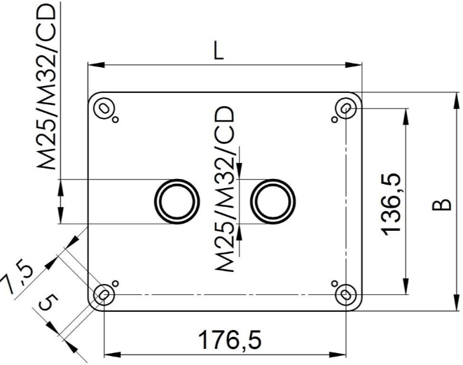 Wiska Combi 1610 10110739 Black Junction Box - Wiska - Falcon Electrical UK