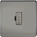 Knightsbridge MLA SF6000BN Screwless 13A Fused Spur Unit - Black Nickel - Knightsbridge MLA - Falcon Electrical UK