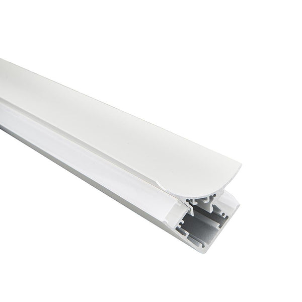 saxby 102668 Rigel Wall Corner 2m Aluminium Profile-Extrusion White - Saxby - Falcon Electrical UK