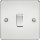 Knightsbridge MLA FP2000PC Flat Plate 10AX 1G 2 Way Switch - Polished Chrome - Knightsbridge MLA - Falcon Electrical UK
