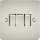 Knightsbridge MLA FP4000PL Flat Plate 10AX 3G 2-way switch - pearl - Knightsbridge MLA - Falcon Electrical UK