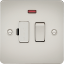 Knightsbridge MLA FP6300NPL Flat Plate 13A switched fused spur unit with neon - pearl - Knightsbridge MLA - Falcon Electrical UK