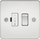 Knightsbridge MLA FP6300PC Flat Plate 13A switched fused spur unit - polished chrome - Knightsbridge MLA - Falcon Electrical UK