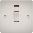 Knightsbridge MLA FP8341NPL Flat Plate 20A 1G DP switch with neon - pearl - Knightsbridge MLA - Falcon Electrical UK