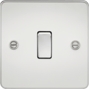 Knightsbridge MLA FP8341PC Flat Plate 20A 1G DP switch - polished chrome - Knightsbridge MLA - Falcon Electrical UK