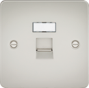 Knightsbridge MLA FPRJ45PL Flat Plate RJ45 network outlet - pearl - Knightsbridge MLA - Falcon Electrical UK