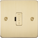 Knightsbridge MLA FP6000BB Flat Plate 13A fused spur unit - brushed brass - Knightsbridge MLA - Falcon Electrical UK