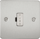 Knightsbridge MLA FP6000BC Flat Plate 13A fused spur unit - brushed chrome - Knightsbridge MLA - Falcon Electrical UK