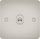 Knightsbridge MLA FP12TOGPL Flat Plate 10AX 1G Intermediate Toggle Switch - Pearl - Knightsbridge MLA - Falcon Electrical UK