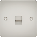 Knightsbridge MLA FP7300PL Flat Plate Telephone master socket -pearl - Knightsbridge MLA - Falcon Electrical UK