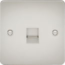 Knightsbridge MLA FP7400PL Flat Plate Telephone extension socket - pearl - Knightsbridge MLA - Falcon Electrical UK