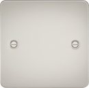 Knightsbridge MLA FP8350PL Flat Plate 1G blanking plate - pearl - Knightsbridge MLA - Falcon Electrical UK