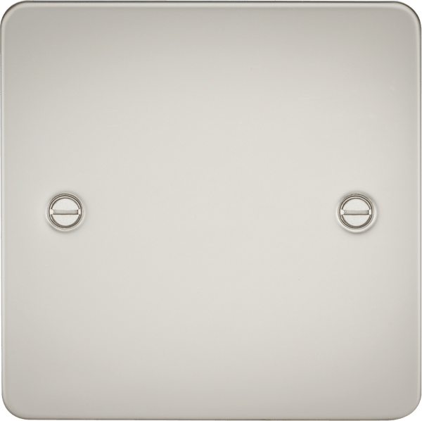 Knightsbridge MLA FP8350PL Flat Plate 1G blanking plate - pearl - Knightsbridge MLA - Falcon Electrical UK