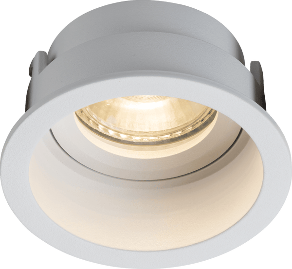 Knightsbridge MLA DIA1FRW Dipa Single Fixed Round Anti-Glare Downlight White - Knightsbridge MLA - Falcon Electrical UK