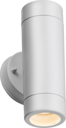 Knightsbridge MLA EA2W EAMON - 230V IP54 GU10 Polycarbonate Up/Down Wall light - White - Knightsbridge MLA - Falcon Electrical UK