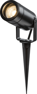 Knightsbridge MLA EASPK1BK EAMON - 230V IP65 GU10 Polycarbonate Spike light - Black - Knightsbridge MLA - Falcon Electrical UK