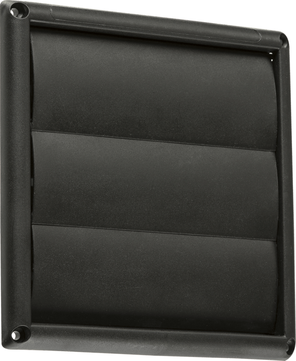 Knightsbridge MLA EX007B 100mm/4 inch Gravity Shutter - Black - Knightsbridge MLA - Falcon Electrical UK