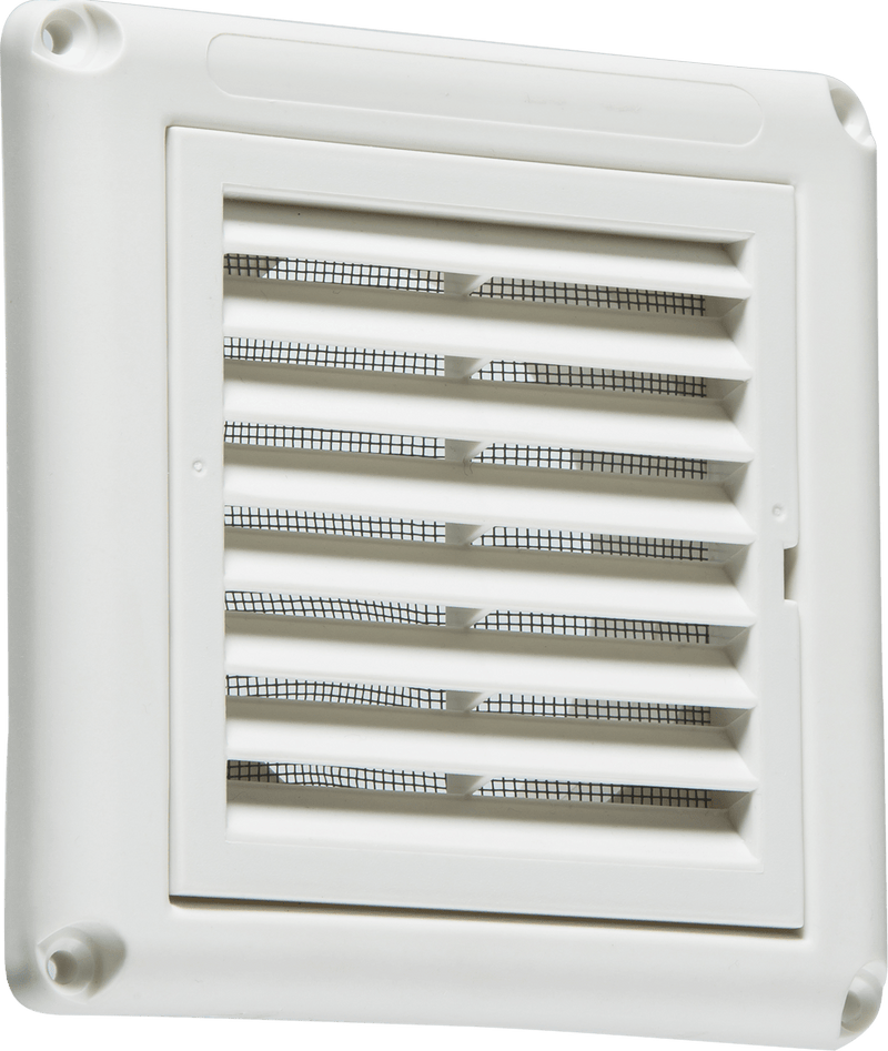 Knightsbridge MLA EX009W 100mm/4 inch Extractor Fan Grille with Fly Screen - White - Knightsbridge MLA - Falcon Electrical UK