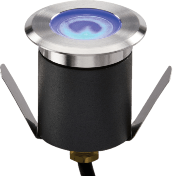 Knightsbridge MLA LEDM07B 230V IP65 1.5W High Output LED Blue Mini Ground Light comes with cable. Non-Dimmable - Knightsbridge MLA - Falcon Electrical UK