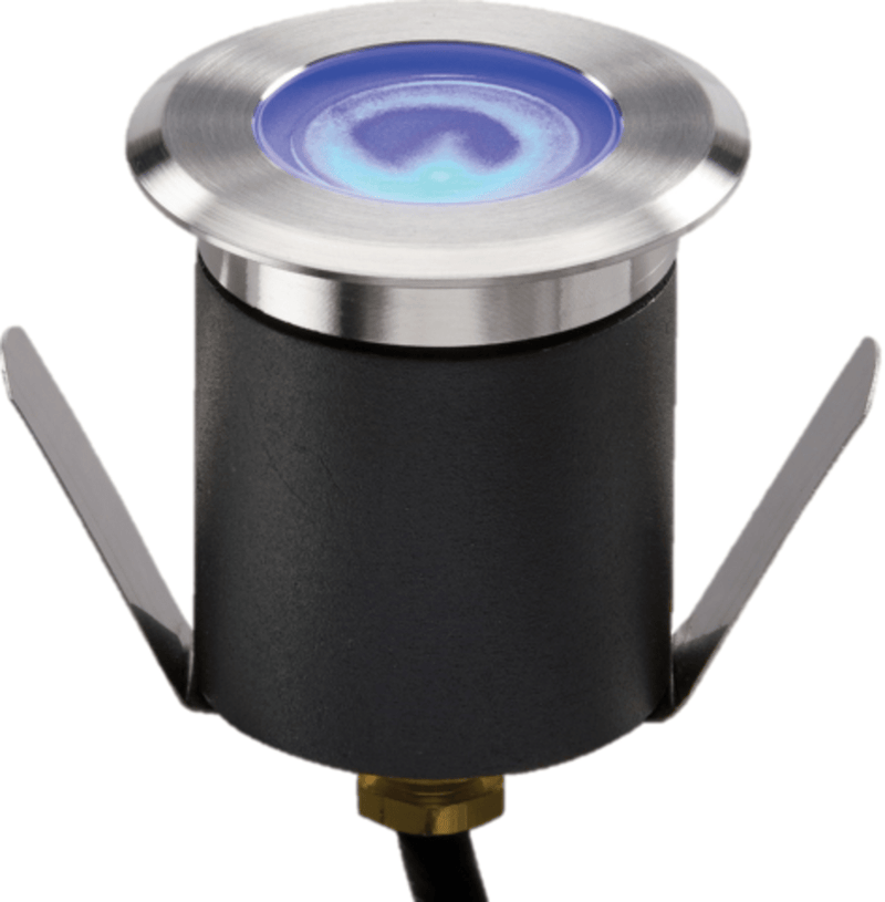 Knightsbridge MLA LEDM07B 230V IP65 1.5W High Output LED Blue Mini Ground Light comes with cable. Non-Dimmable - Knightsbridge MLA - Falcon Electrical UK