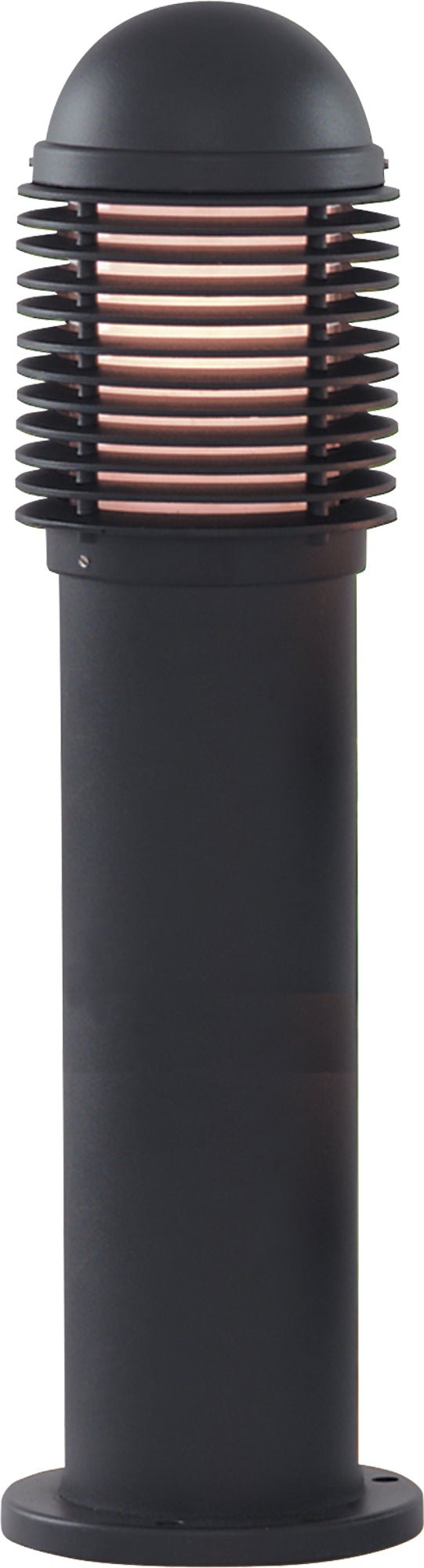 Searchlight 1081-450 Bollards Outdoor Post - Black Metal & White Acrylic - Searchlight - Falcon Electrical UK