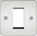 Knightsbridge MLA FP1GPC Flat Plate 1G Modular Faceplate - Polished Chrome - Knightsbridge MLA - Falcon Electrical UK
