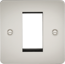 Knightsbridge MLA FP1GPL Flat Plate 1G Modular Faceplate - Pearl - Knightsbridge MLA - Falcon Electrical UK