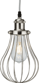 Knightsbridge MLA CAG3BC Pendant Cage - Brushed Chrome - Knightsbridge MLA - Falcon Electrical UK