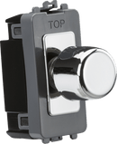 Knightsbridge MLA GDM150IPC 1G 2-way 10-150W (5-100W LED) intelligent dimmer - polished chrome - Knightsbridge MLA - Falcon Electrical UK