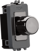 Knightsbridge MLA GDM150IBN 1G 2-way 10-150W (5-100W LED) intelligent dimmer - black nickel - Knightsbridge MLA - Falcon Electrical UK