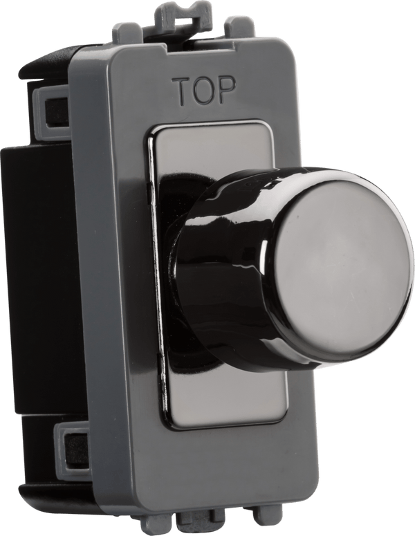 Knightsbridge MLA GDM150IBN 1G 2-way 10-150W (5-100W LED) intelligent dimmer - black nickel - Knightsbridge MLA - Falcon Electrical UK