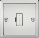 Knightsbridge MLA CV6PC 13A Fused Spur Unit - Bevelled Edge Polished Chrome - Knightsbridge MLA - Falcon Electrical UK
